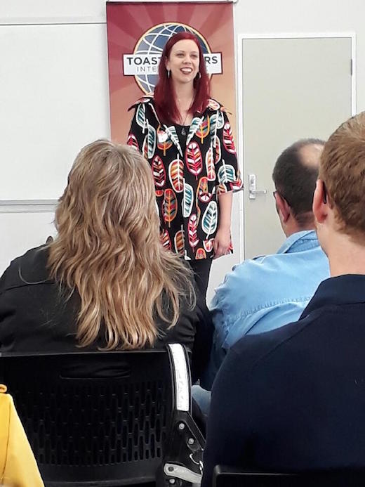 Division D International Contest - Pioneers Toastmasters Club, Rotorua NZ, Amy Davidson.
